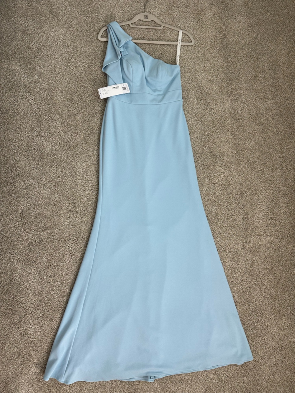 Azazie Light Blue Maxi Long Dress